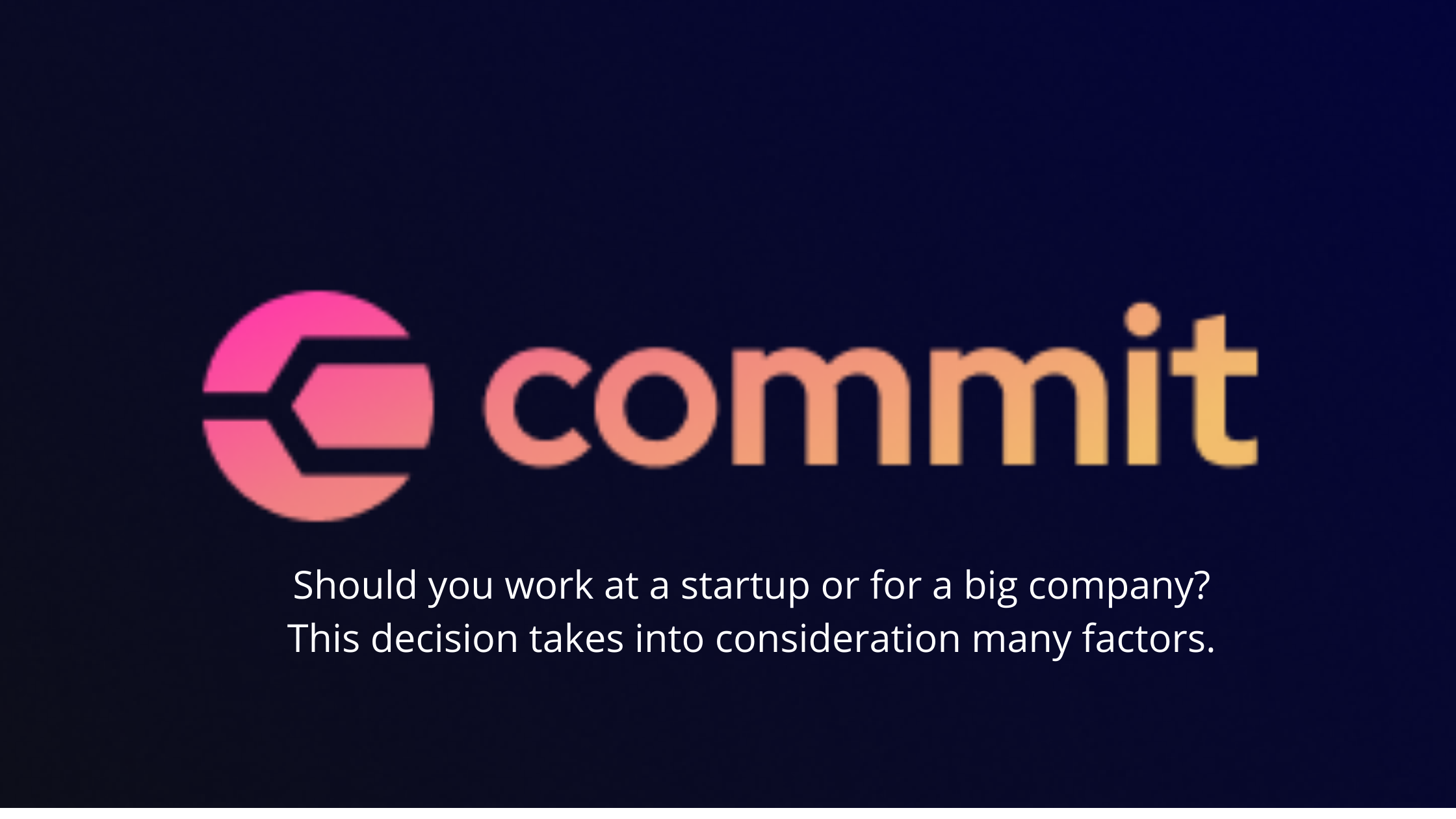 Commit Logo with highlight